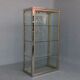 Vitrine vintage métal chromé et doré par Renato Zevi