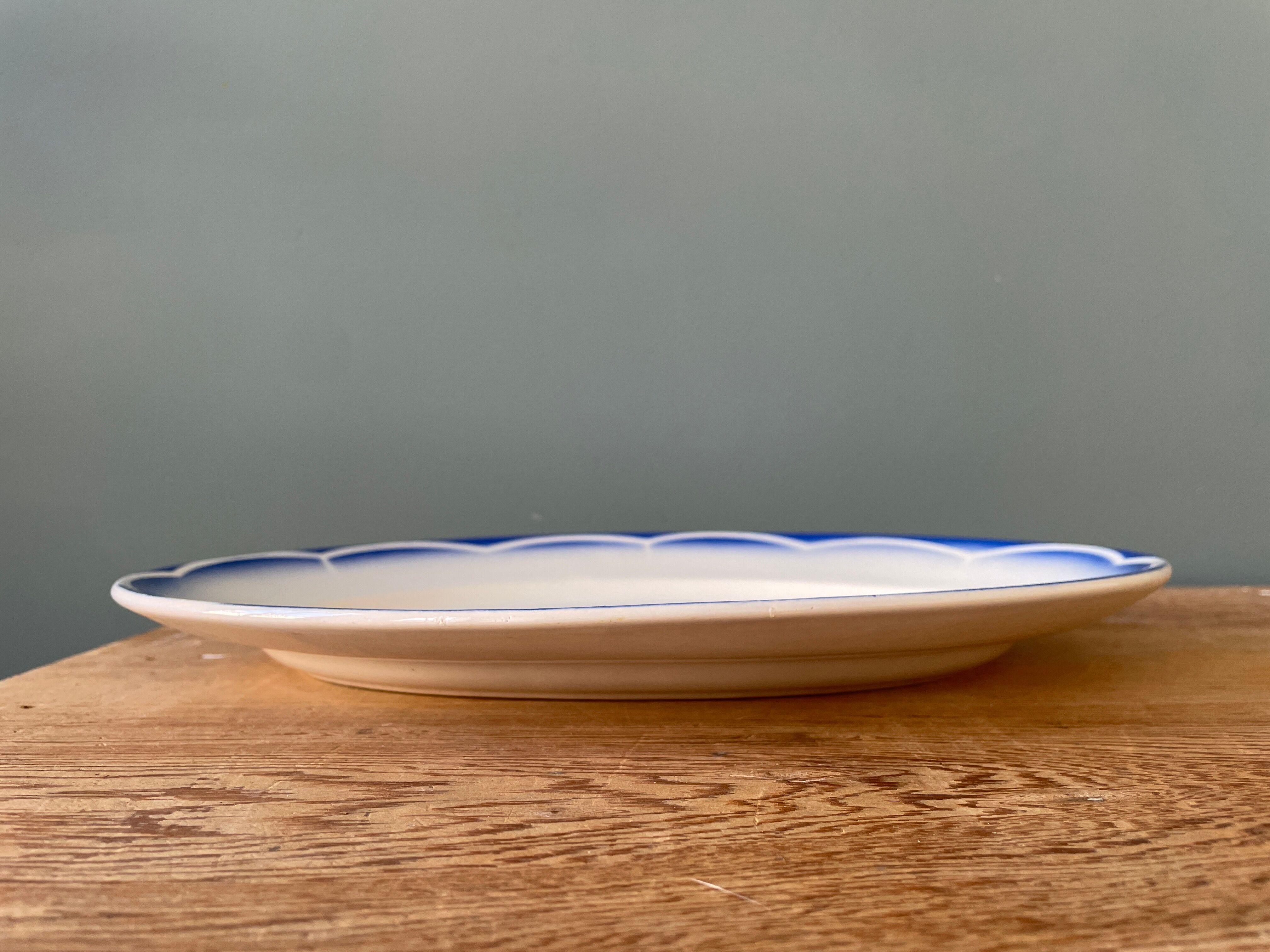 Lot de 3 plats Digoin Sarreguemines, modèle Marsac