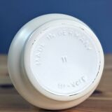 Small white soliflor vase with handle Germany by Br-Verp 15cm