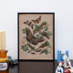 Lithography engraving vintage butterfly - Buffon 1850