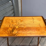 Tea table signed Gallé art nouveau era