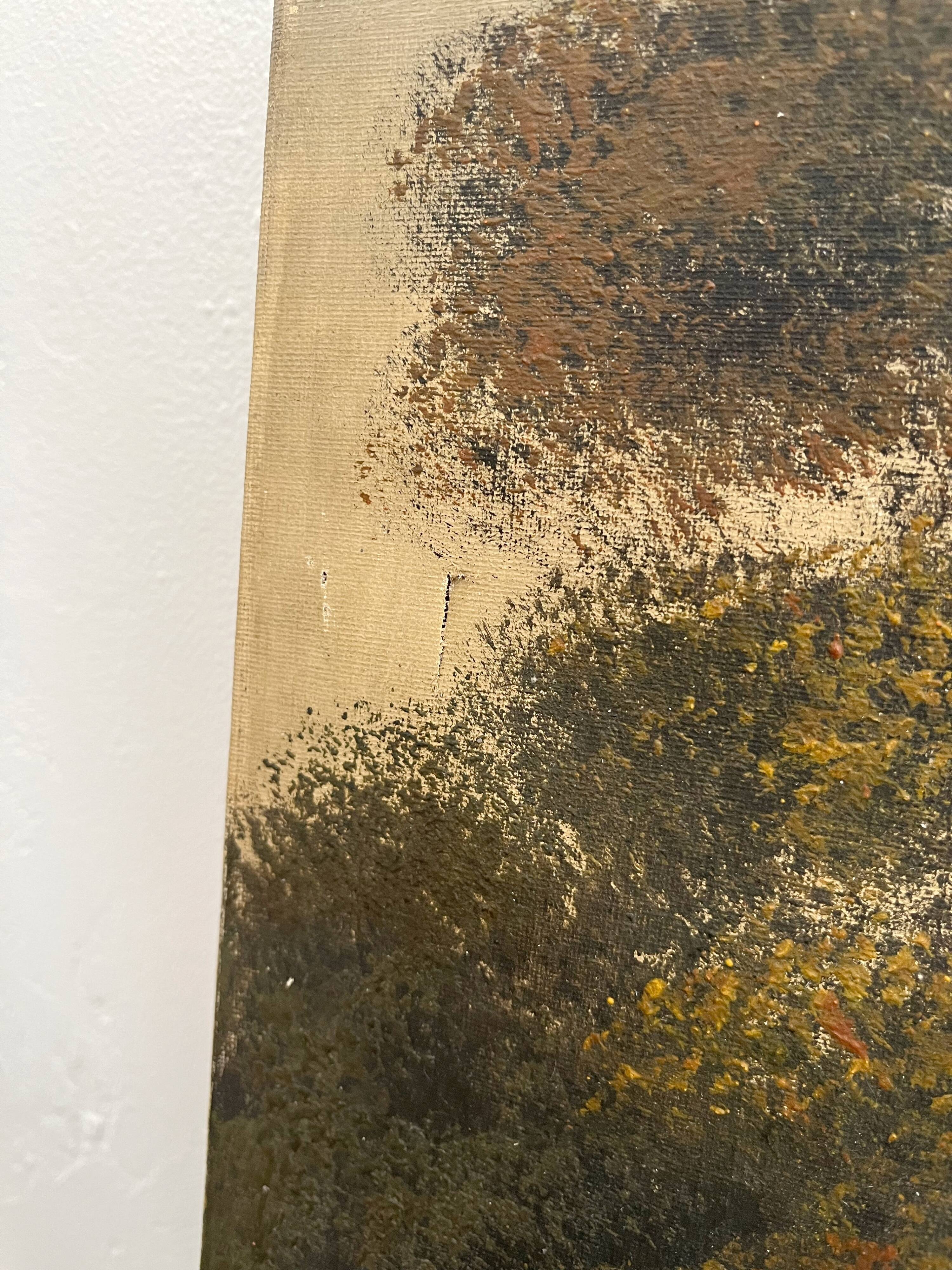 Oil painting on canvas, 19th century