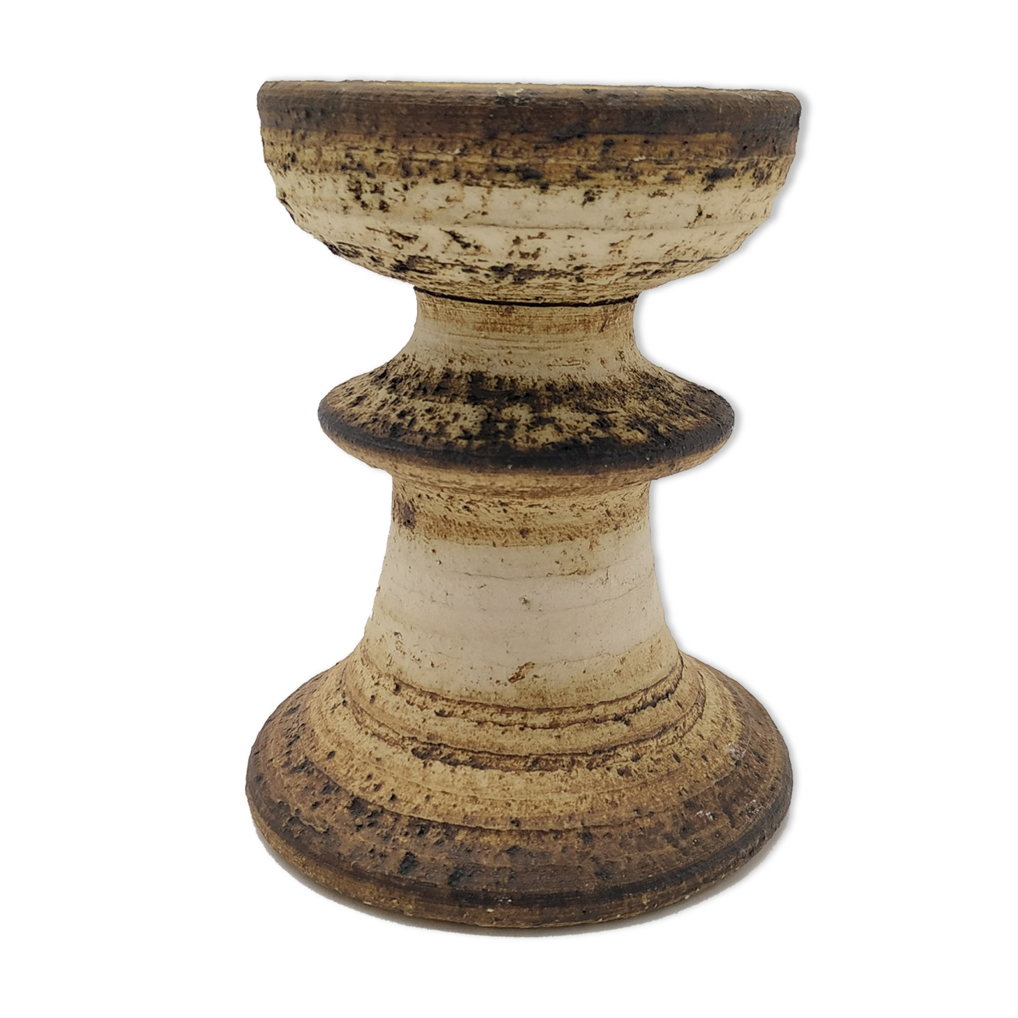 Scandinavian sandstone candle holder by Brigitte andrzejak