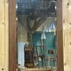 Early 20th century beechwood mirror - 143x92cm