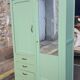 Vintage parisian wooden slip-up