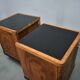1938s pair of Art Deco bedside tables, Czechoslovakia