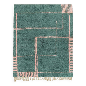 Tapis beni ouarine fait main traditionnel 250cmx150cm