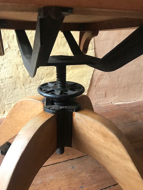 Vintage swivel office chair Stella 1940