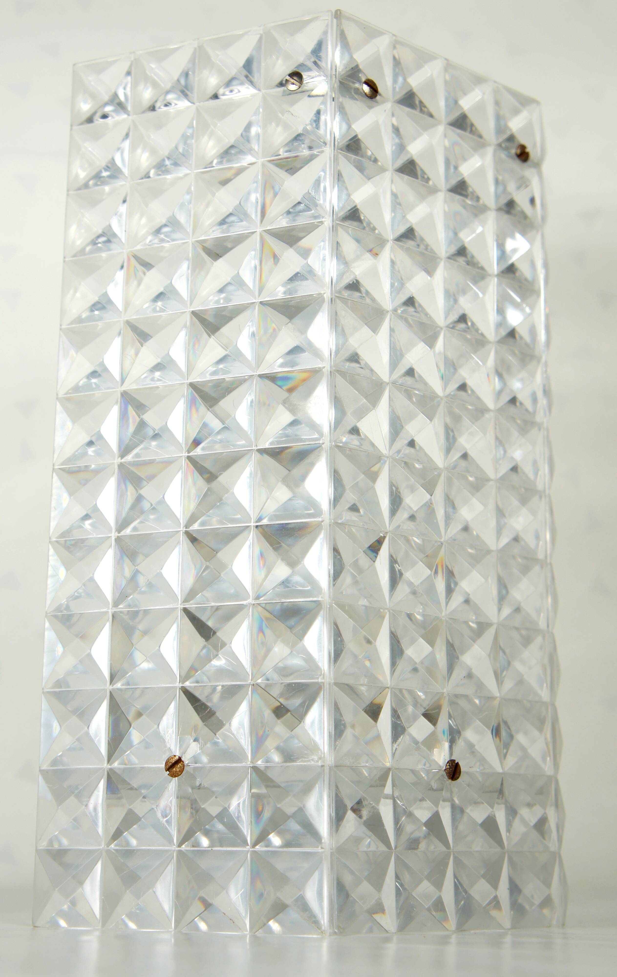 Wall lamp "diamonds" Erco, 1970