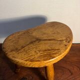 Small oak tripod stool or plant stand