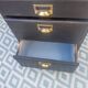 Commode chiffonnier patine noire