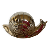 Metal snail butter dish