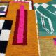 Traditional handmade natural wool rug, size 150 x 250 cm