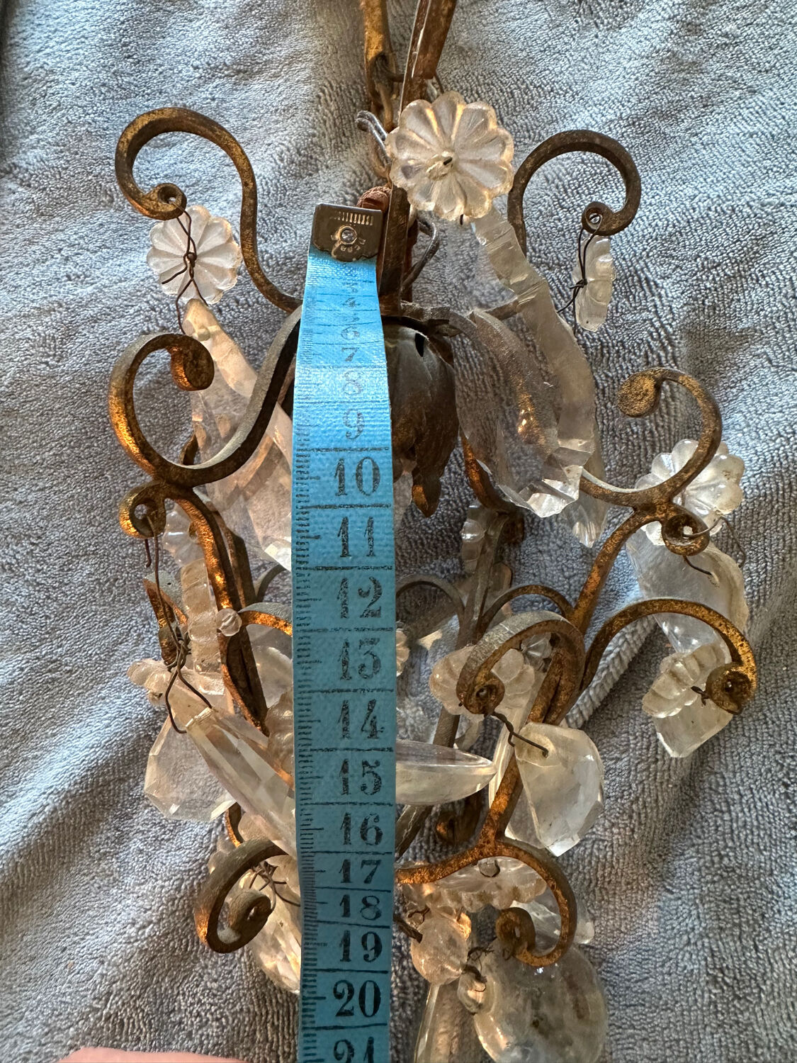 Chandelier in Pampilles Louis XV style