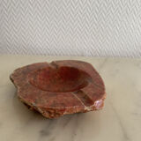 Ochre alabaster ashtray