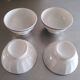 4 striped bowls in faience