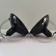 Pair of metal wall lamps 70s