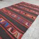 Vintage Turkish hallway rug 107x289 cm