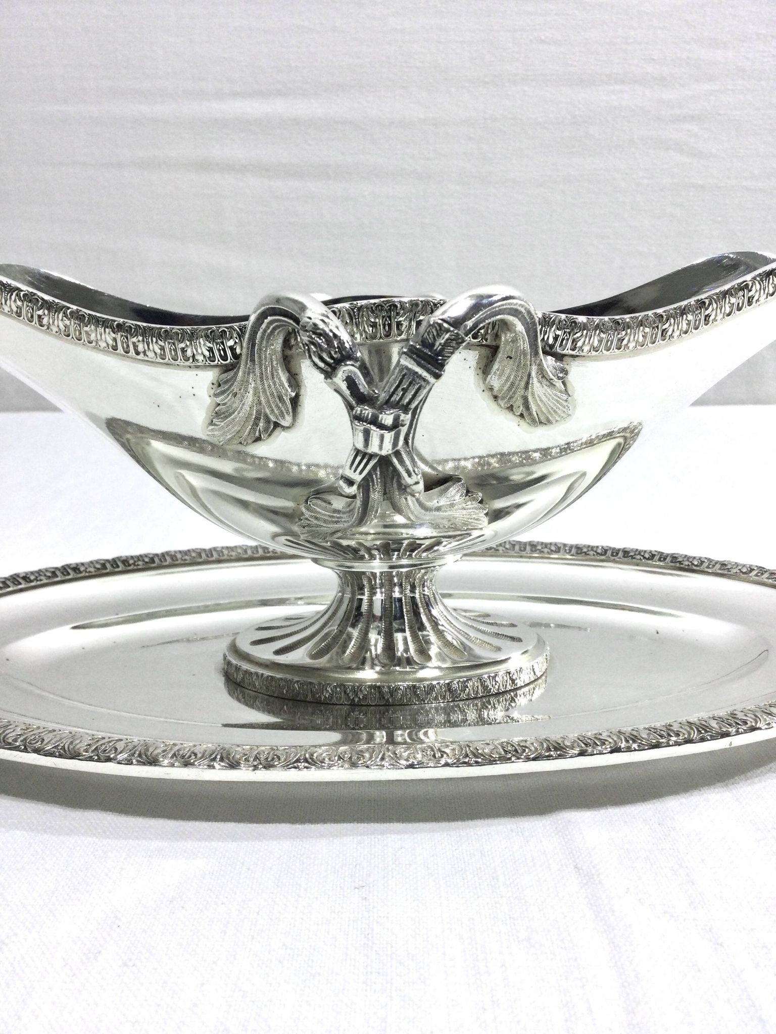 Nicolas Bourgeois – Saucière en Métal Argenté
