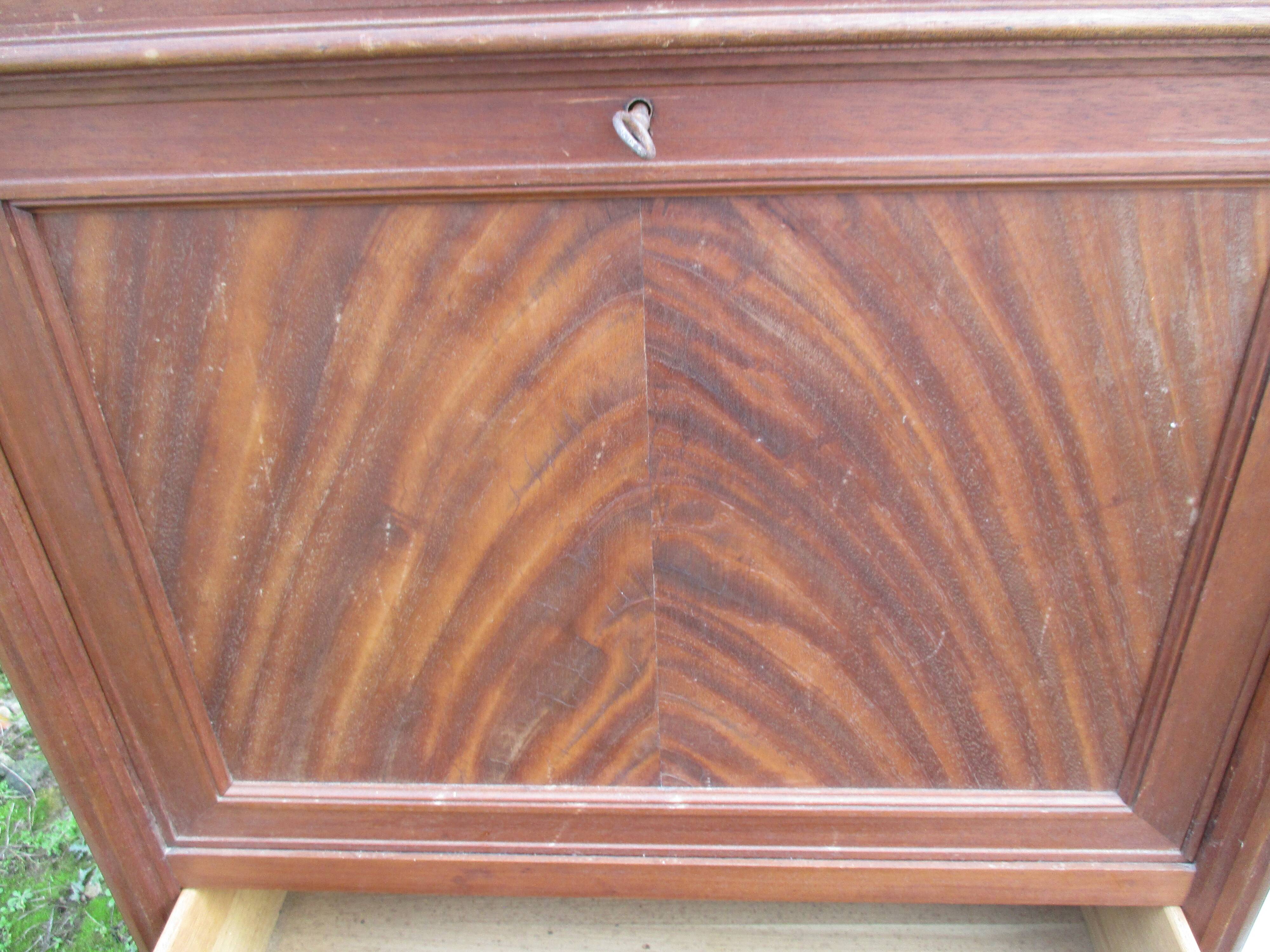 Louis XVI style secretary in mahogany, 19th century