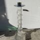 Silver-plated metal candlestick signed Alessandro Albrizzi 1970