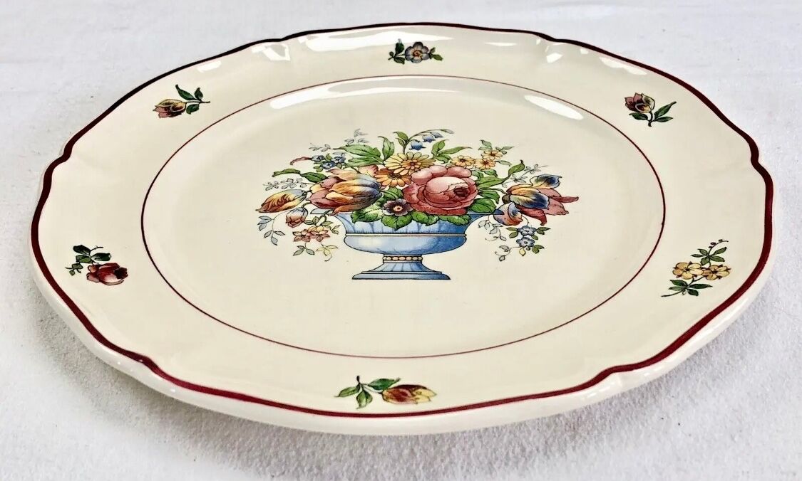 6 old flat plates model Floralia Villeroy & Boch