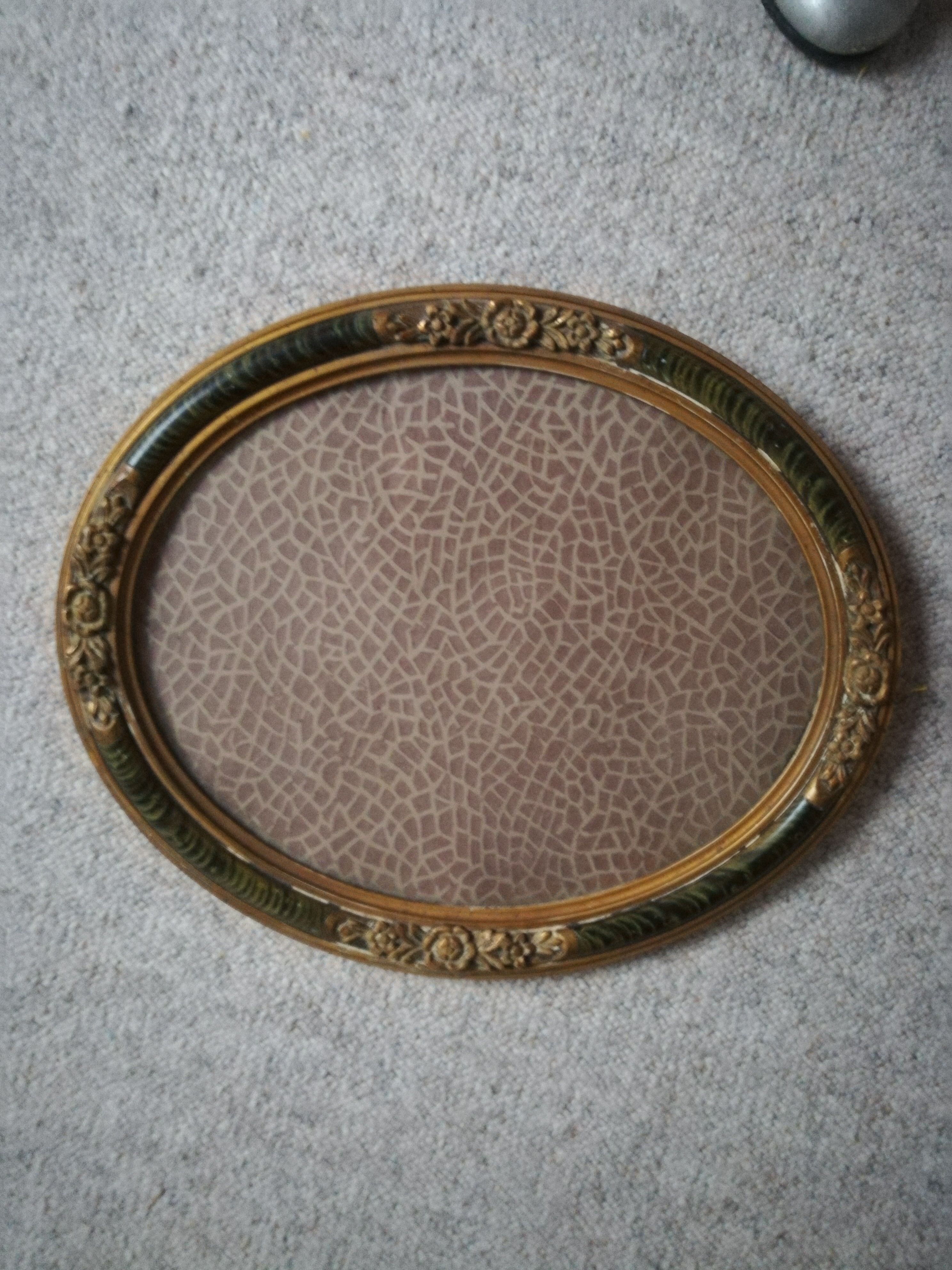 Old gilded wood frame