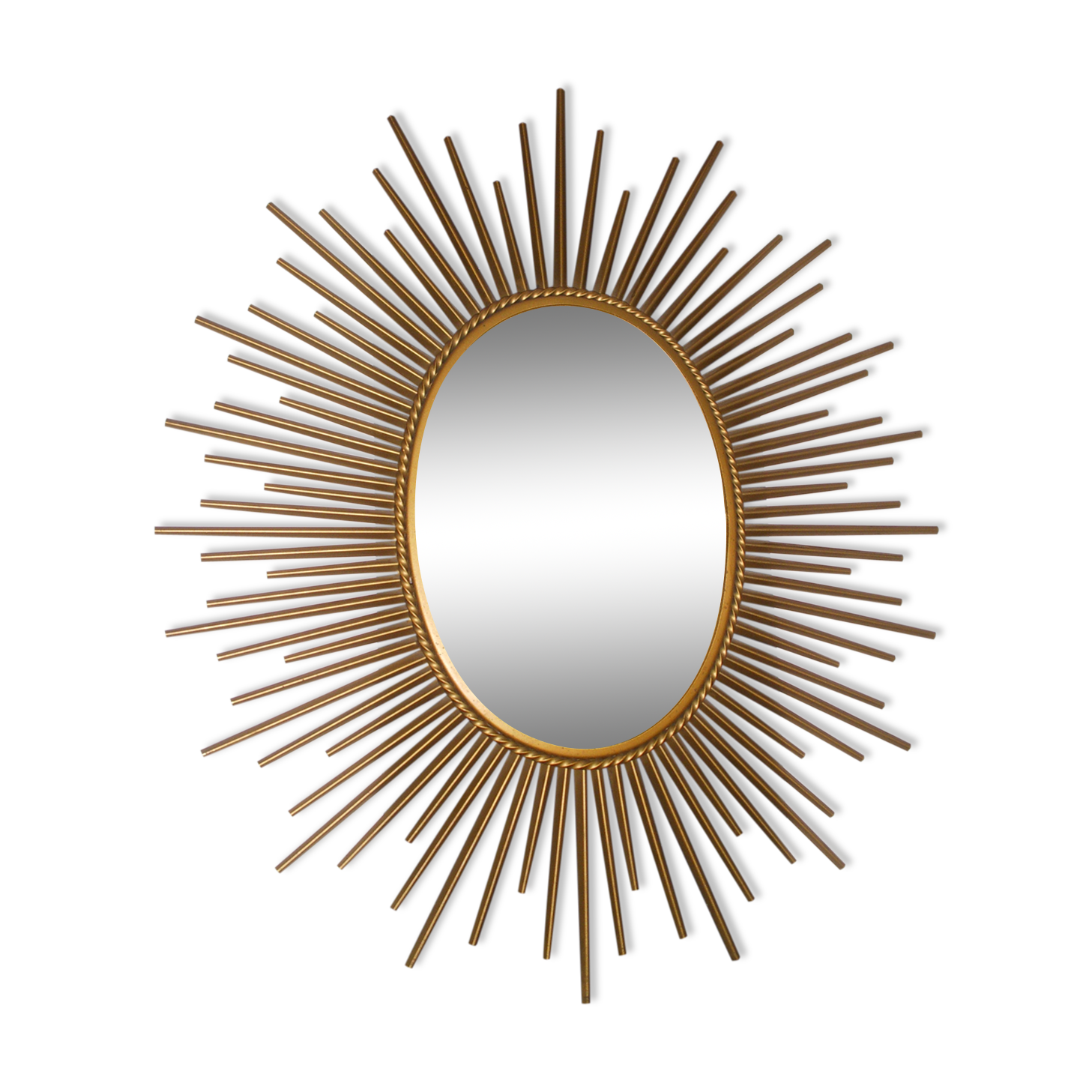 Sun mirror oval chaty vallauris 19x27cm