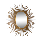 Sun mirror oval chaty vallauris 19x27cm