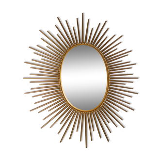 Miroir soleil ovale chaty vallauris 19x27cm