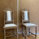 Ensemble de 2 chaises en bois