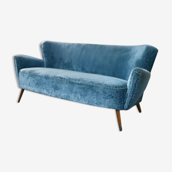 Sofa 50s 60 blue gray