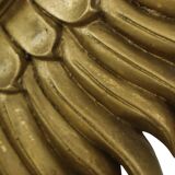 Vintage Sun Mirror Sunburst Mirror Convex Gold Resin 42cm