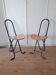 2 folding chairs Dafne by Gastone Rinaldi Fly line Italy