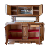 1950s buffet with white marble tray