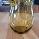 Amber glass vase design - owl shape