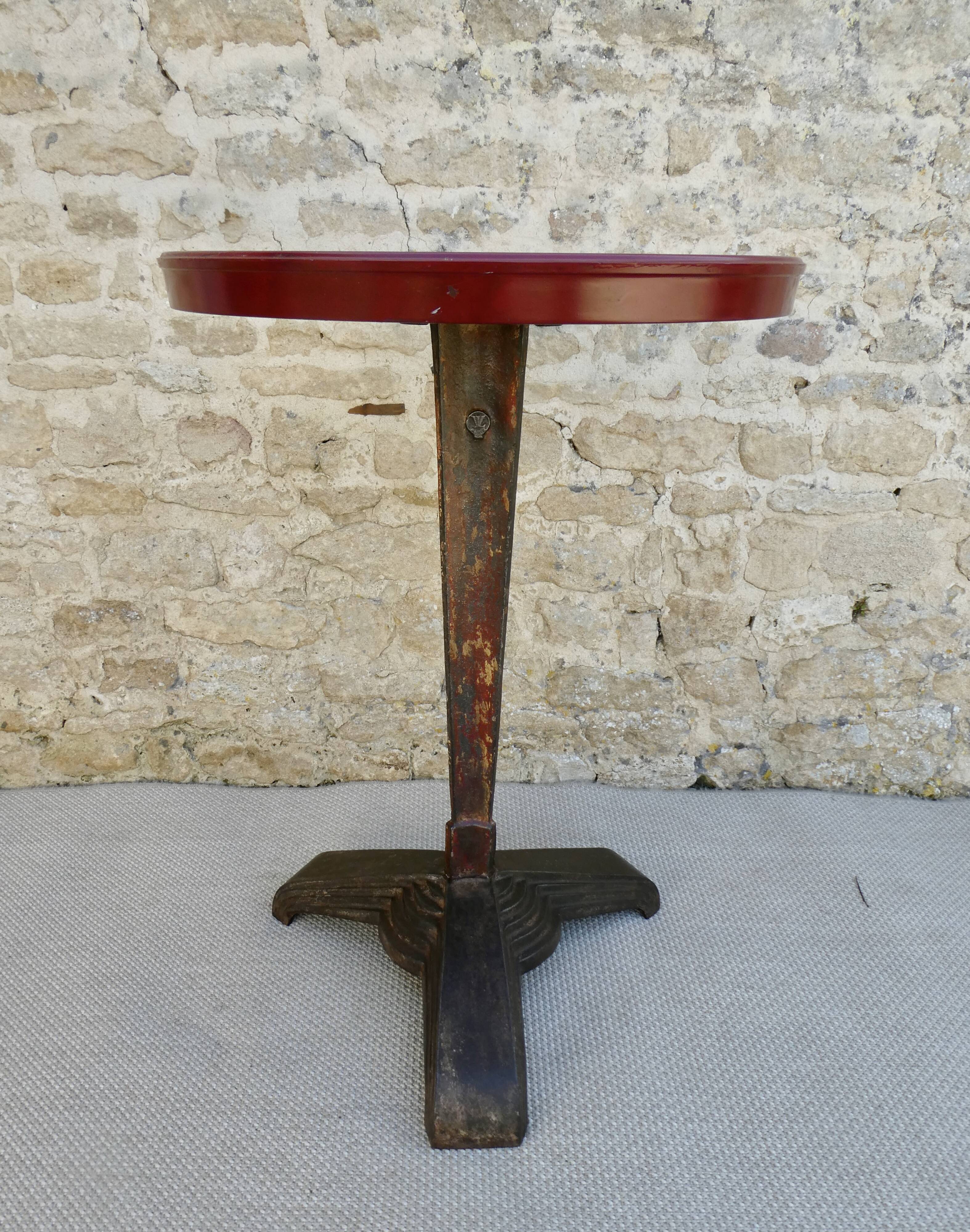 Table de bistrot louis vuitton paris, éditions rex, 1930