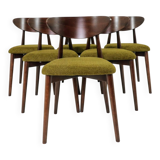 Dining room chairs set of 6 wild green Scandinavian design