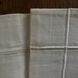 Pair of linen pillowcases 1960 old linen new