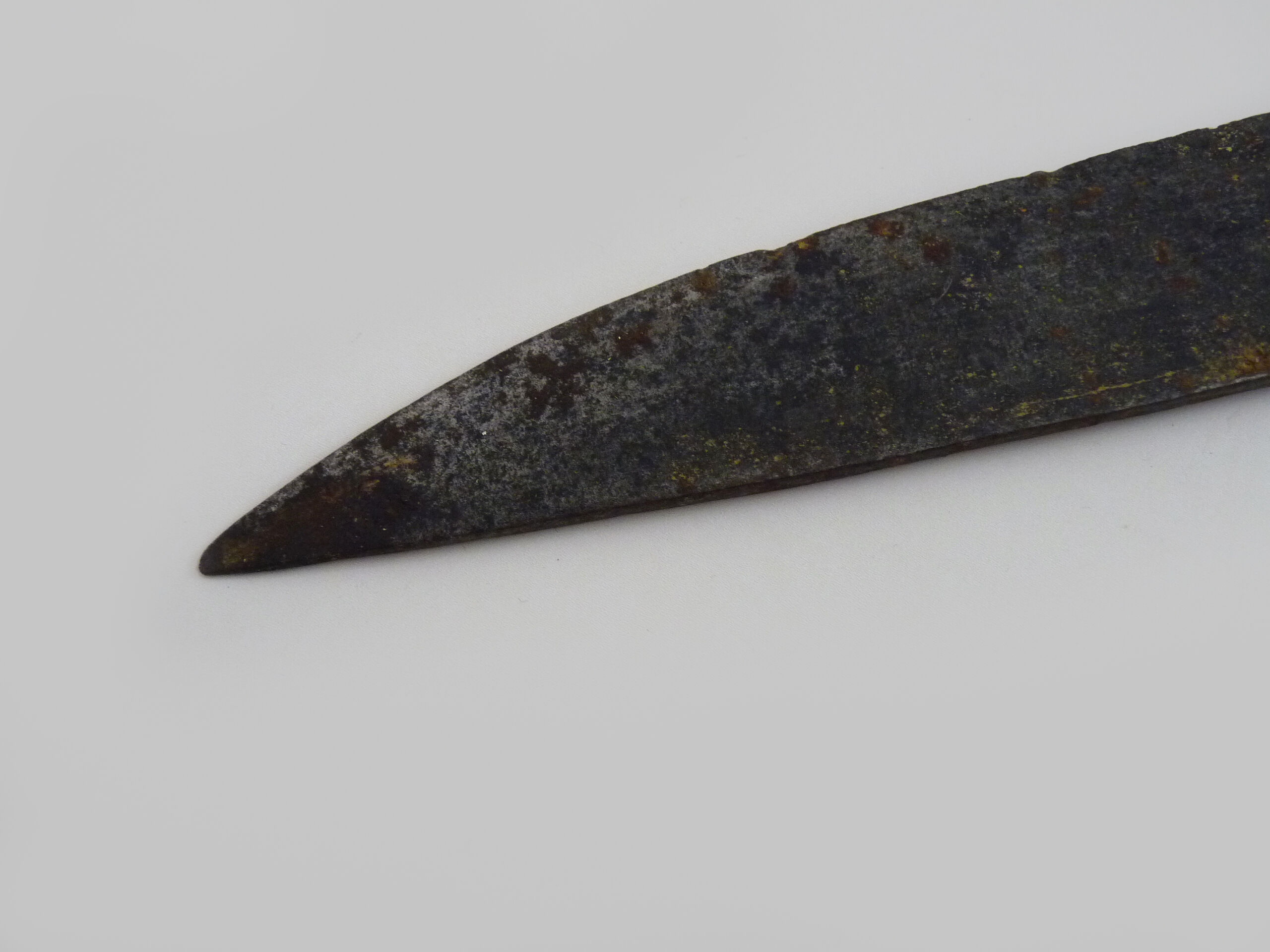 Old domestic knife forged in one piece, XIXth