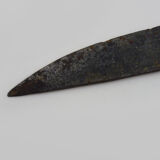 Old domestic knife forged in one piece, XIXth