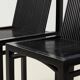 Ruud Jan Kokke Set of 3 'Latjes Dining Chairs for Metaform Netherlands 1986
