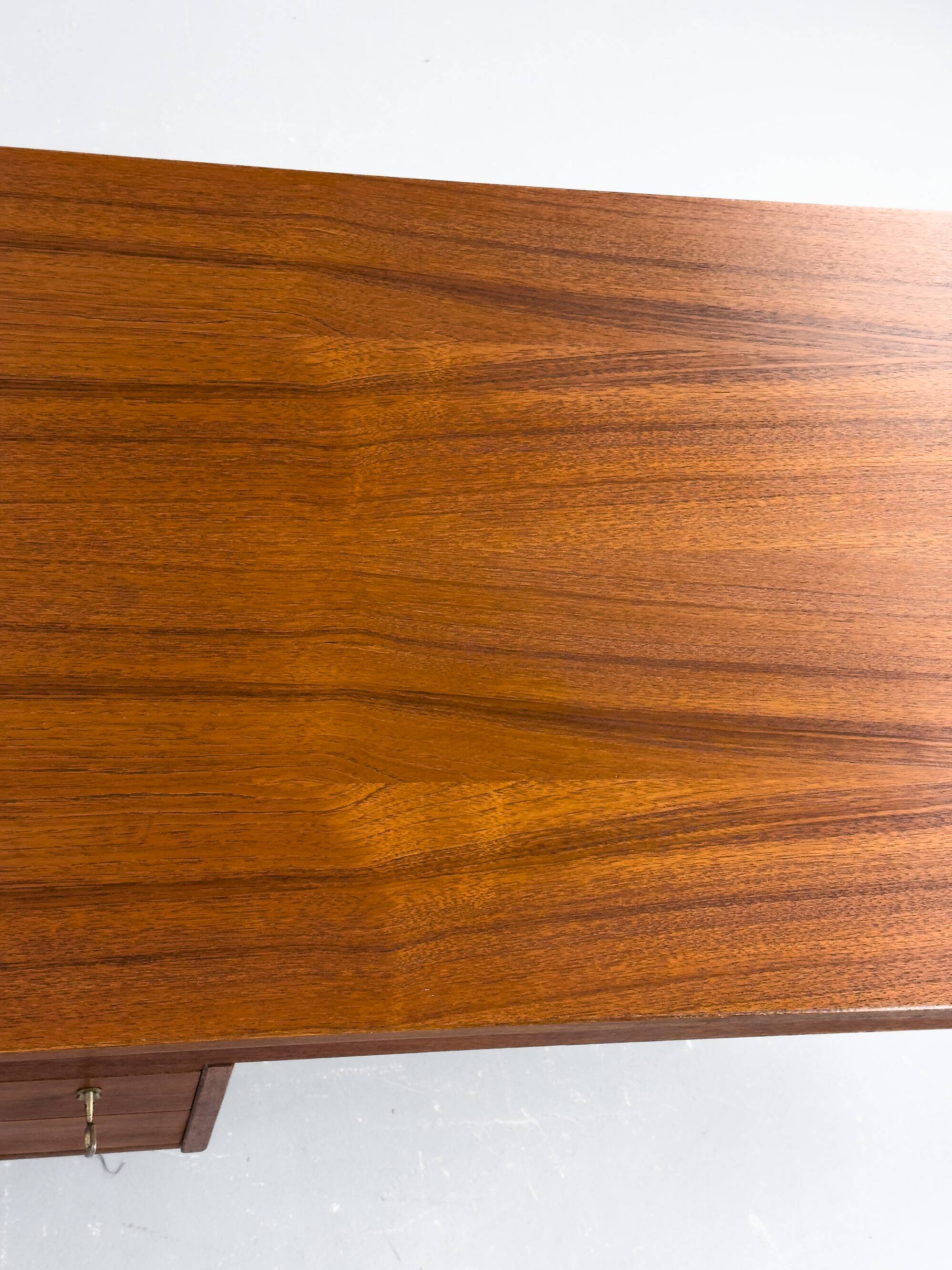 Teak desk with two drawers from Domino Møbler, 1960s