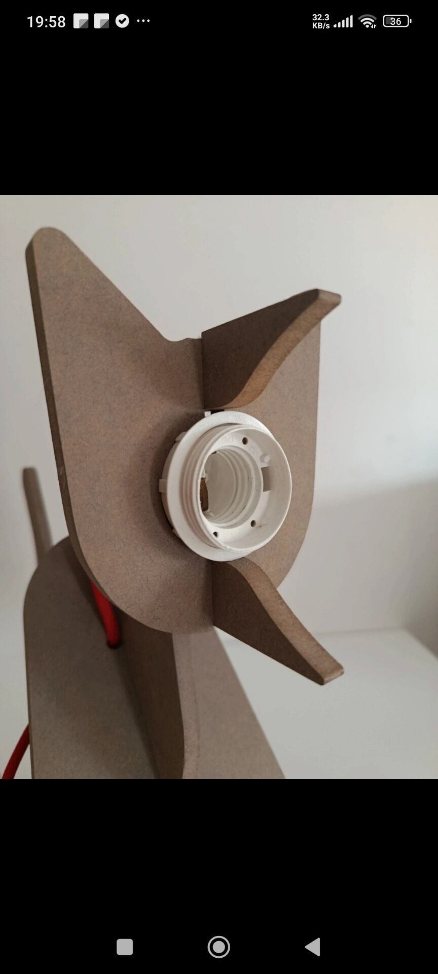 Eno get out cat Lamp design