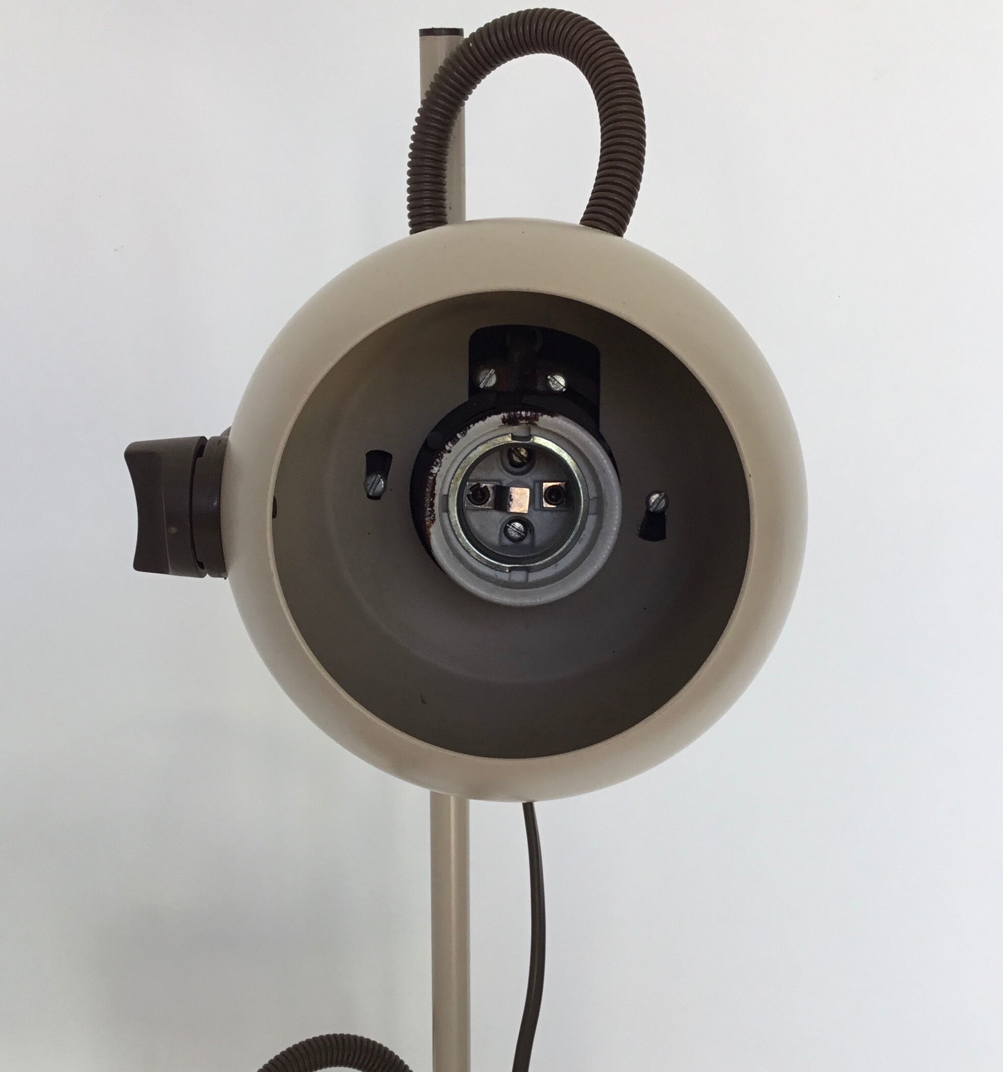 Eyeball floor lamp with 2 adjustable lights - German design 1970