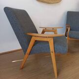 Designer armchair by J. šmidek, 1970s.