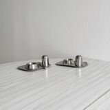 2 coquetiers inox