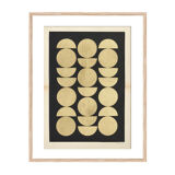 Collage on old paper • Suspension points • signed Eawy