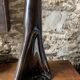 Vase céramique émaillé noir forme libre