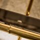 Brass coffee table, set of 3